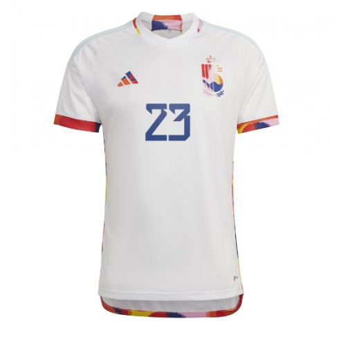 Belgia Michy Batshuayi #23 Bortedrakt VM 2022 Kortermet Belgia Michy Batshuayi #23 Bortedrakt VM 2022 Kortermet